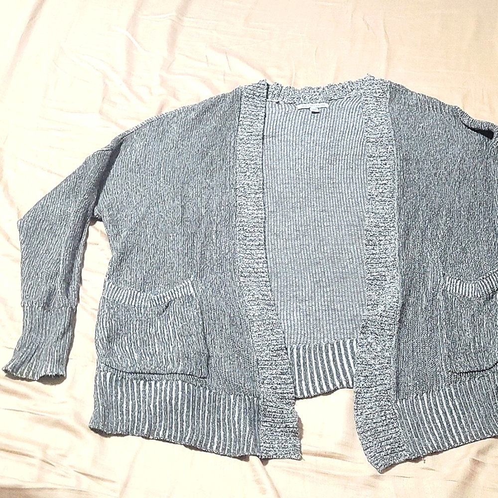 Relaxed fit grey America Eagle cardigan